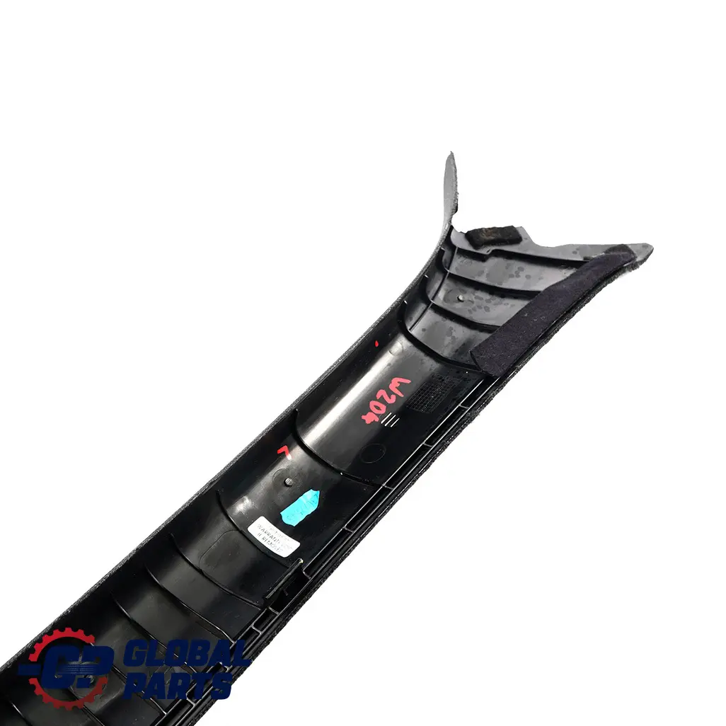 Mercedes-Benz C W204 Front Left A-Pillar Cover Panel Cloth Black to with Part number A2046900125 Mercedes-Benz C W204 Front Left A-Pillar Cover Panel Cloth Black - SKU A2046900125 - Part number A2046900125