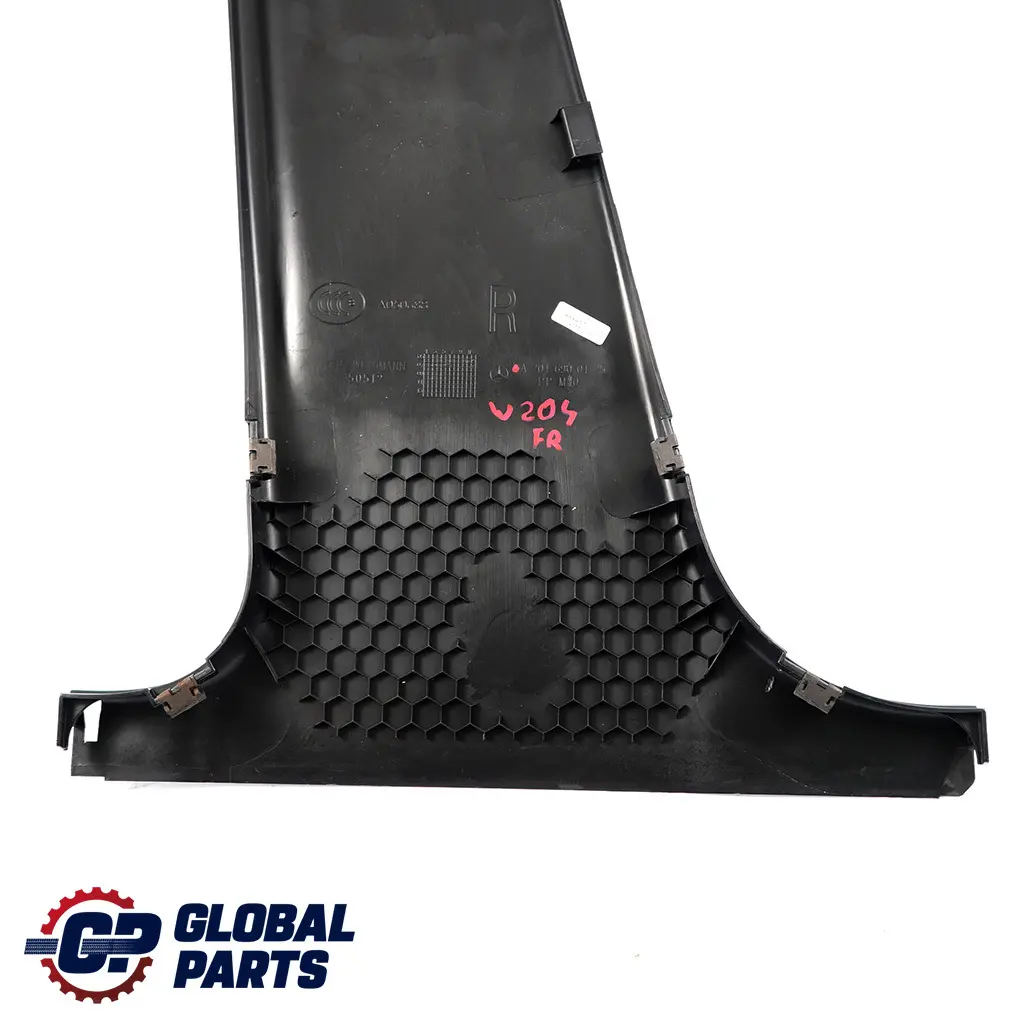 Mercedes W204 B-Pillar Trim Cover Bottom Right O/S - SKU A2046900425 - Part number A2046900425