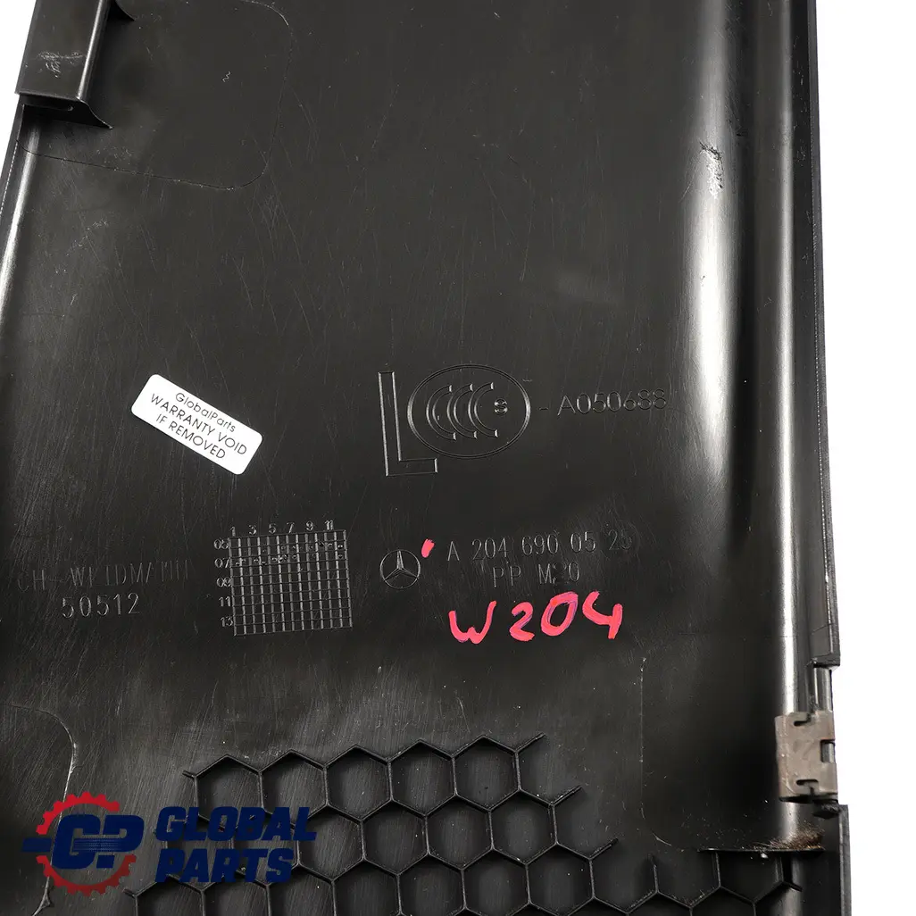 Mercedes W204 Couvercle De La Garniture Du Pilier Bas À Gauche N/S - SKU A2046900525 - Numéro de pièce A2046900525