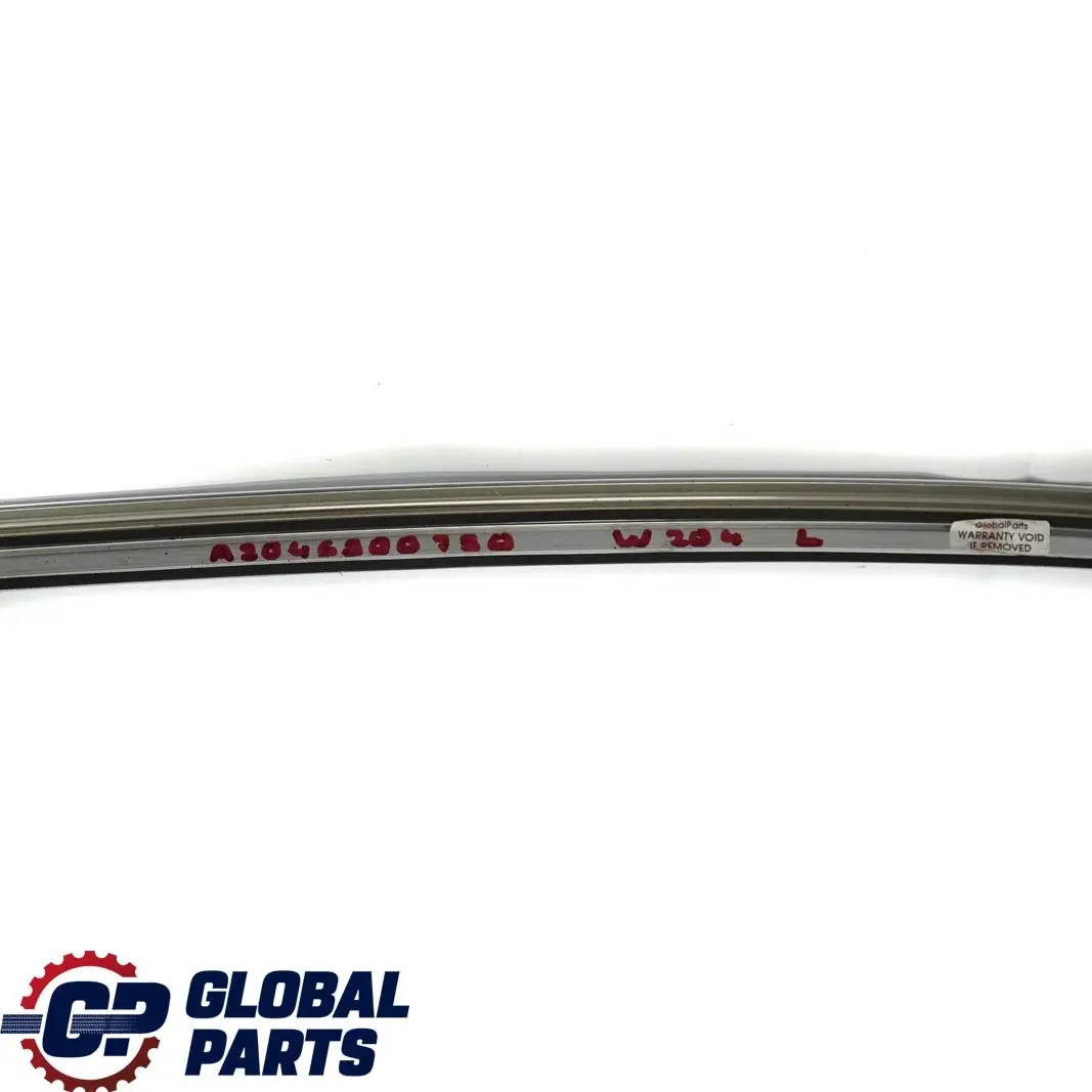 Mercedes W204 Left N/S Roof Side Moulding Trim Strip Chrome - SKU A2046900780 - Part number A2046900780