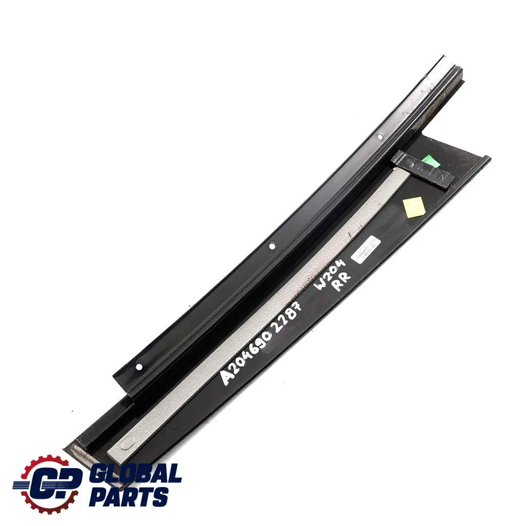 Mercedes W204 Rear Door B-Pillar Trim Cover Right O/S - SKU A2046902287 - Part number A2046902287