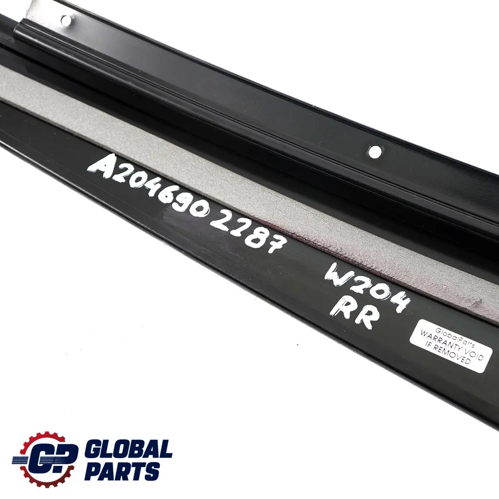 Mercedes W204 Rear Door B-Pillar Trim Cover Right O/S - SKU A2046902287 - Part number A2046902287