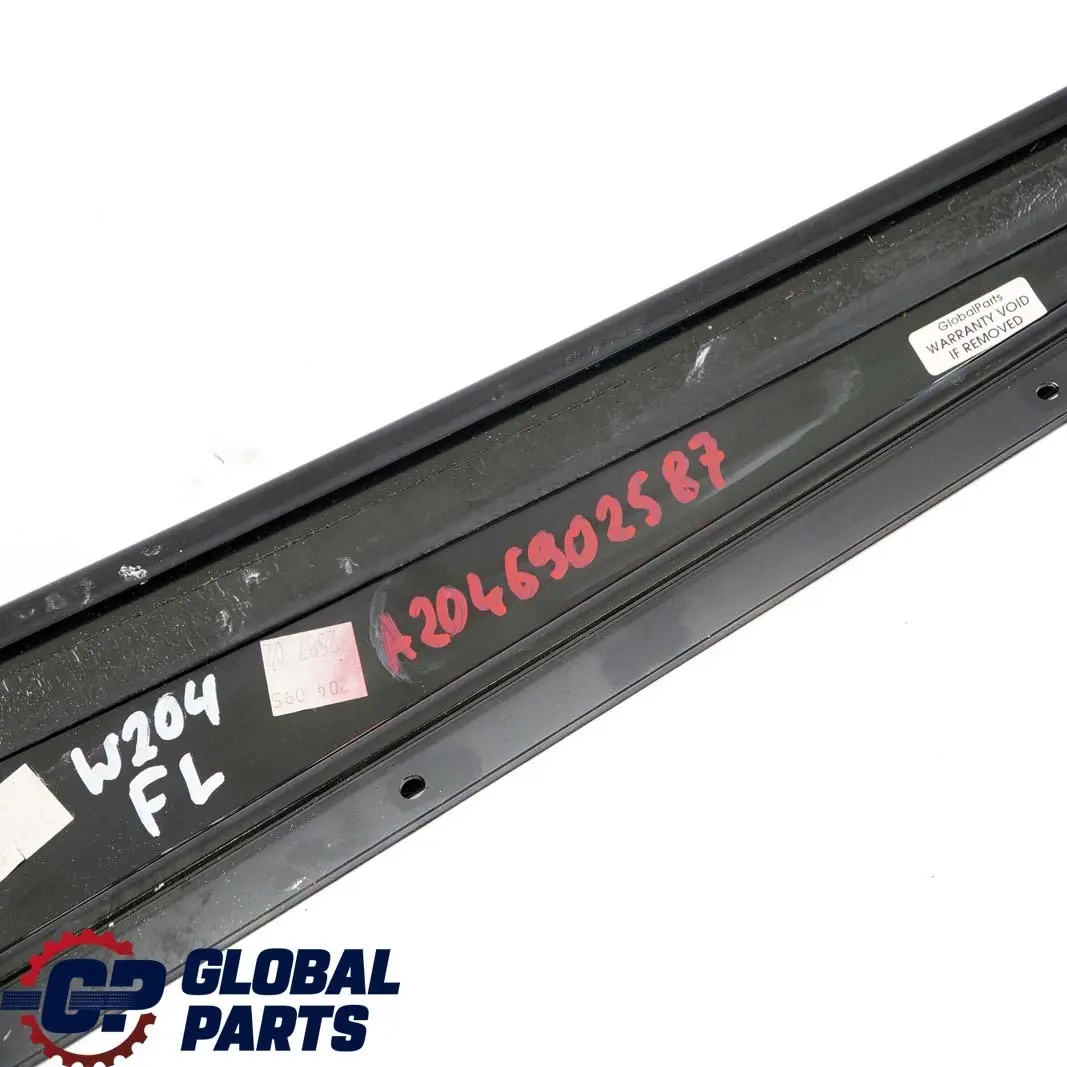 Mercedes W204 Front Left N/S Door B-Pillar Trim Cover - SKU A2046902587 - Part number A2046902587