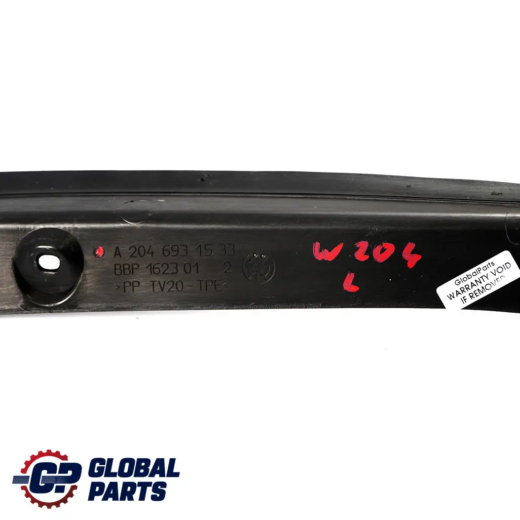 Boot Trunk Lid Cover Rear Left Trim Strip Panel to Mercedes W204 with Part number A2046931533 Mercedes W204 Boot Trunk Lid Cover Rear Left Trim Strip Panel - SKU A2046931533 - Part number A2046931533