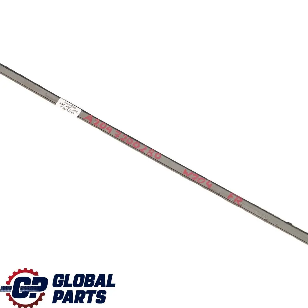  Mercedes-Benz C-Class W204 Front Right O/S Door Moulding Trim Strip Chrome - SKU A2047200280 - Part number A2047200280