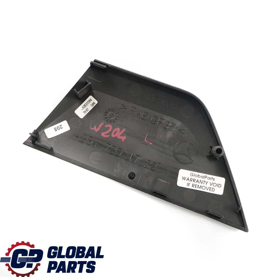 Junta Tapa Puerta Delantera Izquierda para Mercedes W204 con número de pieza A2047201722 Mercedes W204 Junta Tapa Puerta Delantera Izquierda - SKU A2047201722 - Número de pieza A2047201722