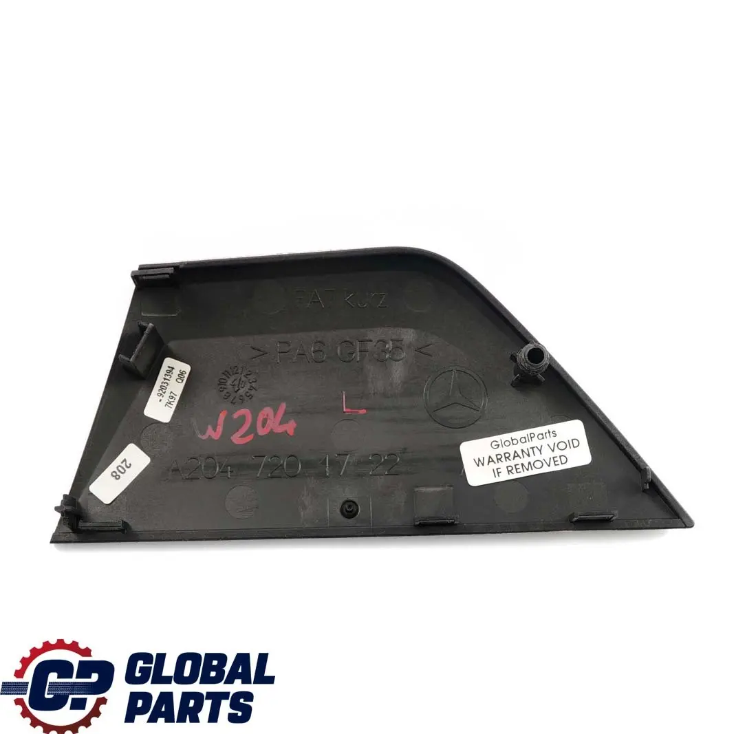 Junta Tapa Puerta Delantera Izquierda para Mercedes W204 con número de pieza A2047201722 Mercedes W204 Junta Tapa Puerta Delantera Izquierda - SKU A2047201722 - Número de pieza A2047201722