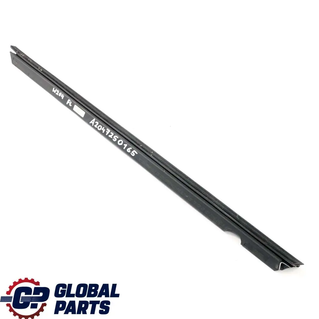  Mercedes-Benz C W204 Front Left N/S Door Window Inside Seal Rail - SKU A2047250165 - Part number A2047250165