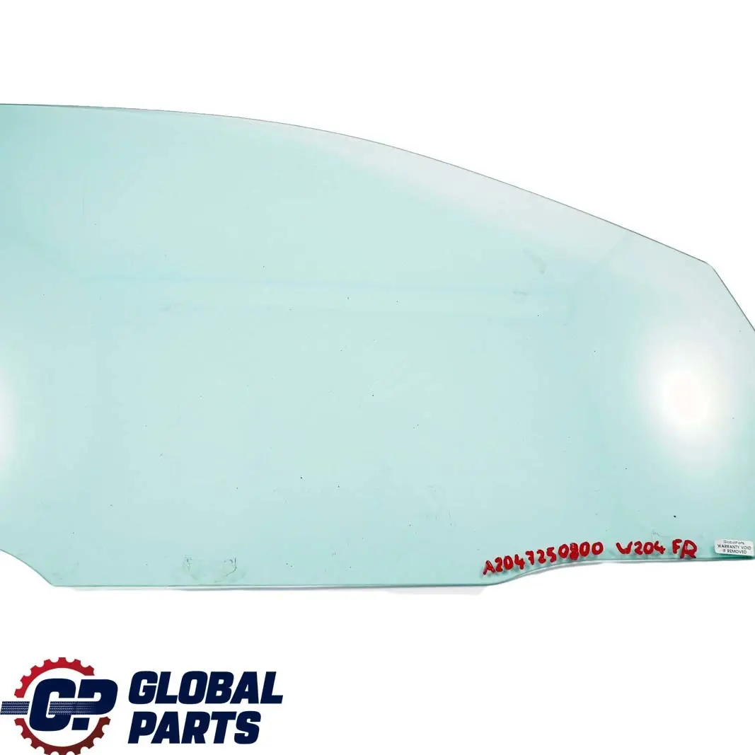 Vitre avant droite verte AS2 pour Mercedes W204 à propos du numéro de pièce A2047250800 Mercedes W204 Vitre avant droite verte AS2 - SKU A2047250800 - Numéro de pièce A2047250800