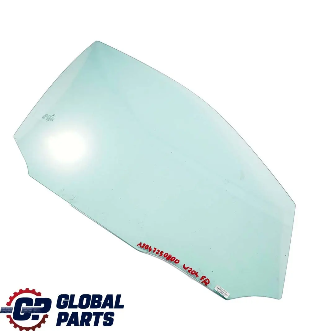 Mercedes W204 Cristal delantero derecho Verde AS2 - SKU A2047250800 - Número de pieza A2047250800