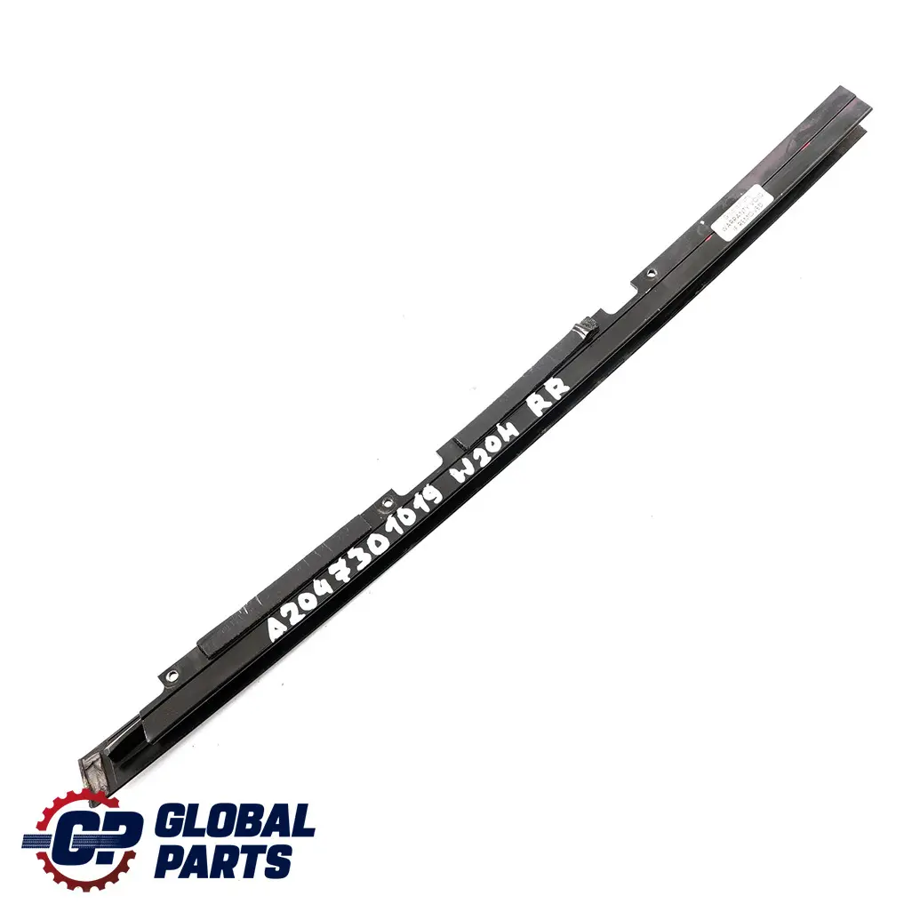 Mercedes W204 Rear Right Door O/S Window Bar Glass Guide Support - SKU A2047301019 - Part number A2047301019