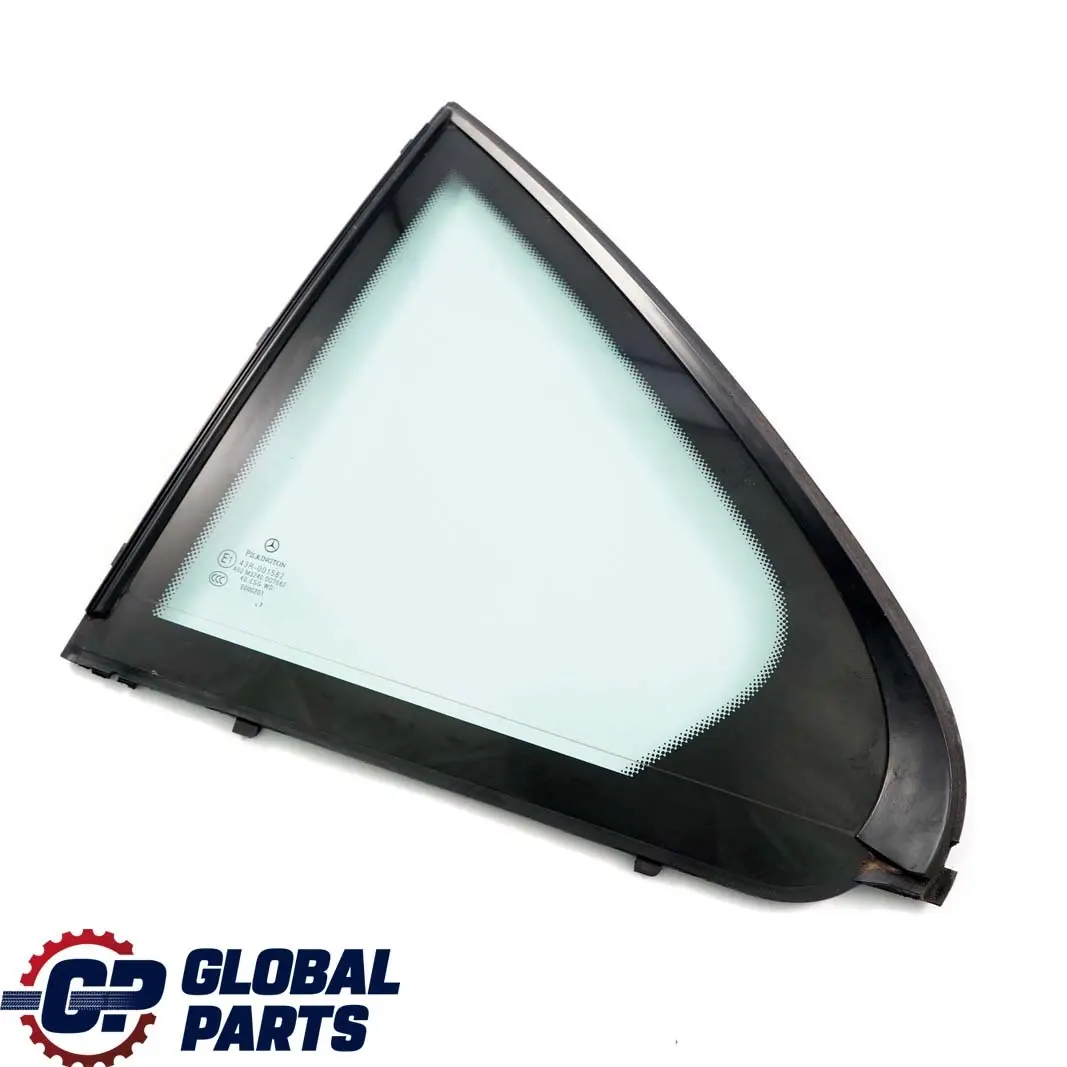 Ventana Lateral Cuarto Vidrio AS2 Trasera Izquierda para Mercedes W204 con número de pieza A2047303500 Mercedes W204 Ventana Lateral Cuarto Vidrio AS2 Trasera Izquierda - SKU A2047303500 - Número de pieza A2047303500
