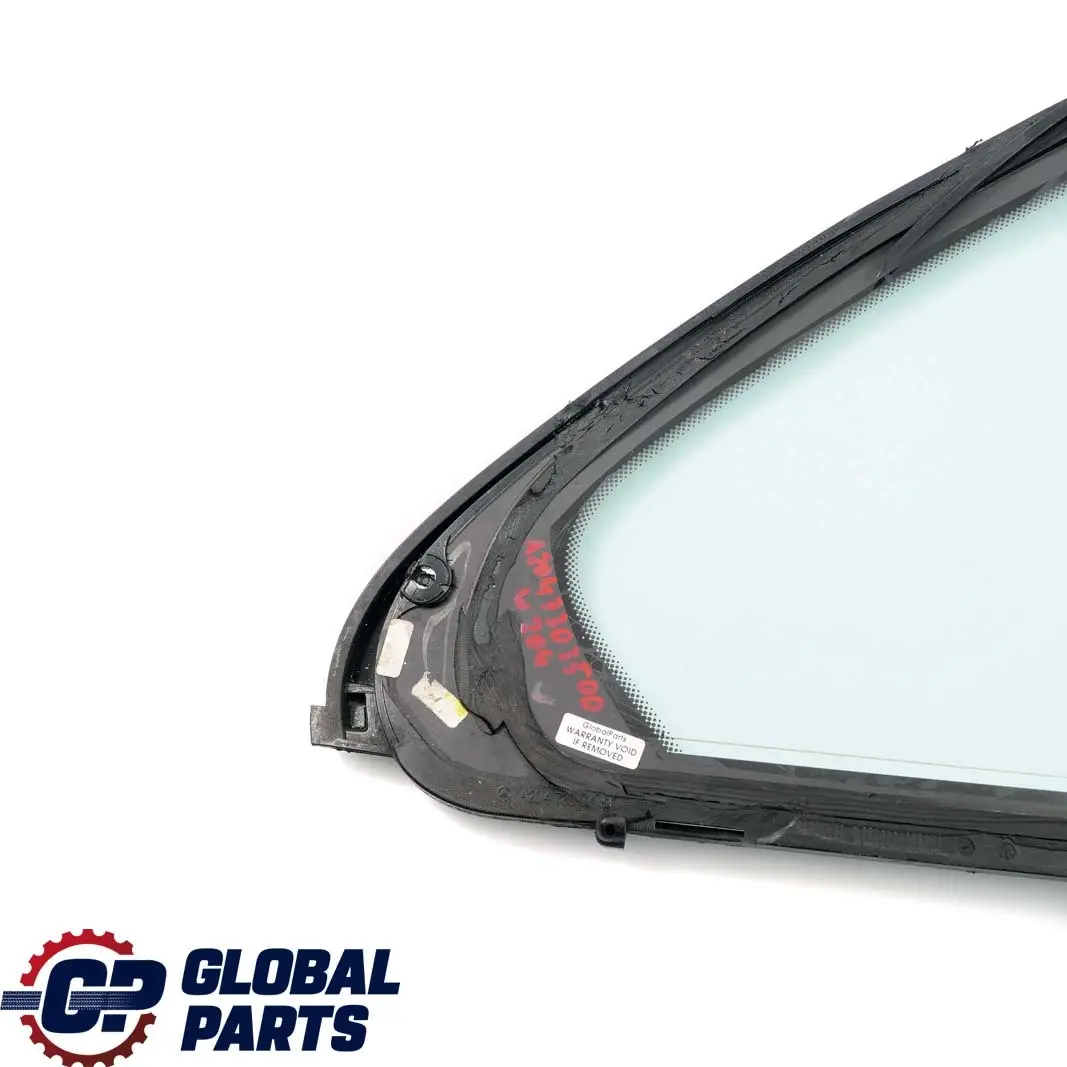 Quarter Side Window Green Glass AS2 Rear Left N/S to Mercedes W204 with Part number A2047303500 Mercedes W204 Quarter Side Window Green Glass AS2 Rear Left N/S - SKU A2047303500 - Part number A2047303500