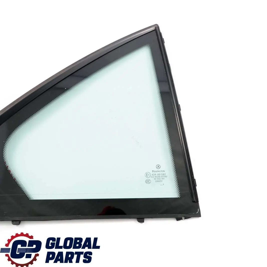 Quarter Window Green Glass AS2 Rear Right O/S Side to Mercedes W204 with Part number A2047303600 Mercedes W204 Quarter Window Green Glass AS2 Rear Right O/S Side - SKU A2047303600 - Part number A2047303600