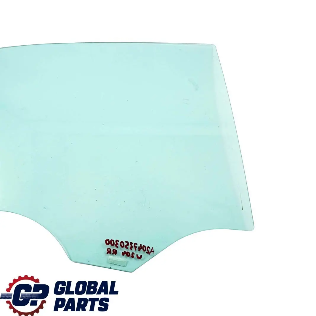 Mercedes-Benz C-Class W204 Saloon Rear Right O/S Window Glass Green AS2 to with Part number A2047350000 Mercedes-Benz C-Class W204 Saloon Rear Right O/S Window Glass Green AS2 - SKU A2047350000 - Part number A2047350000