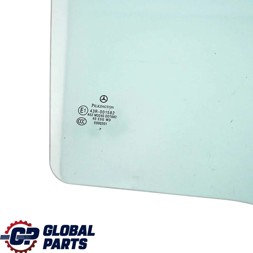 Mercedes-Benz C-Class W204 Saloon Rear Right O/S Window Glass Green AS2 to with Part number A2047350000 Mercedes-Benz C-Class W204 Saloon Rear Right O/S Window Glass Green AS2 - SKU A2047350000 - Part number A2047350000
