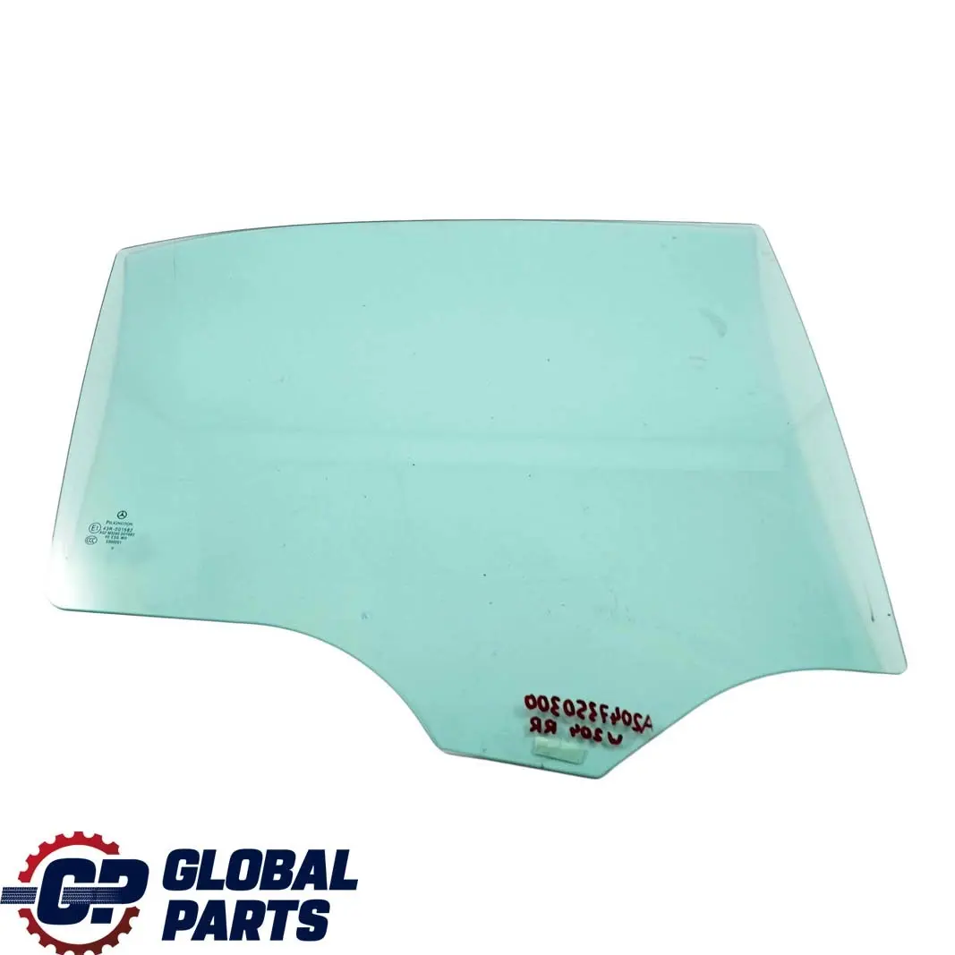 Mercedes-Benz C-Class W204 Saloon Rear Right O/S Window Glass Green AS2 to with Part number A2047350000 Mercedes-Benz C-Class W204 Saloon Rear Right O/S Window Glass Green AS2 - SKU A2047350000 - Part number A2047350000