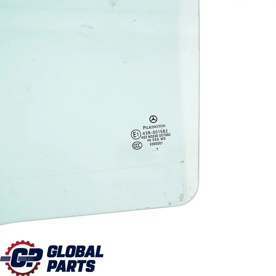  Mercedes-Benz C-Class W204 Saloon Rear Left N/S Window Glass Green AS2 - SKU A2047350300 - Part number A2047350300