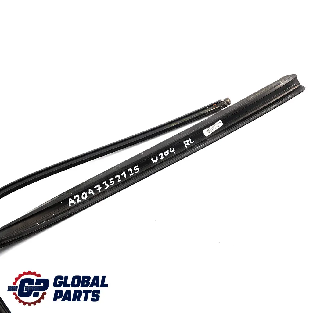 Left Door N/S Window Sealing Frame to Mercedes W204 Rear with Part number A2047352125 Mercedes W204 Rear Left Door N/S Window Sealing Frame - SKU A2047352125 - Part number A2047352125