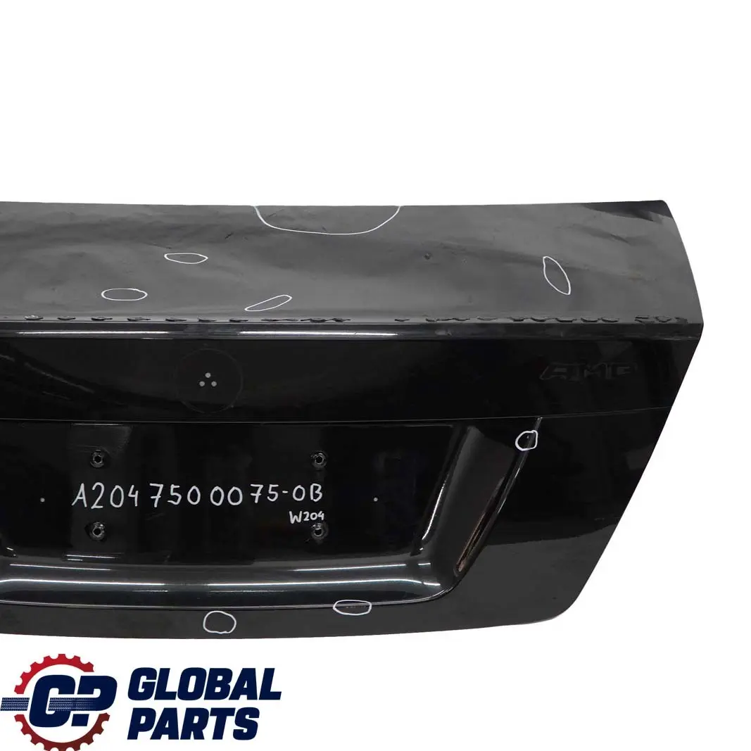 Mercedes-Benz C-Class W204 Saloon Boot Trunk Lid Tailgate Obsidian Black - 197 to with Part number A2047500075 Mercedes-Benz C-Class W204 Saloon Boot Trunk Lid Tailgate Obsidian Black - 197 - SKU A2047500075-OB - Part number A2047500075