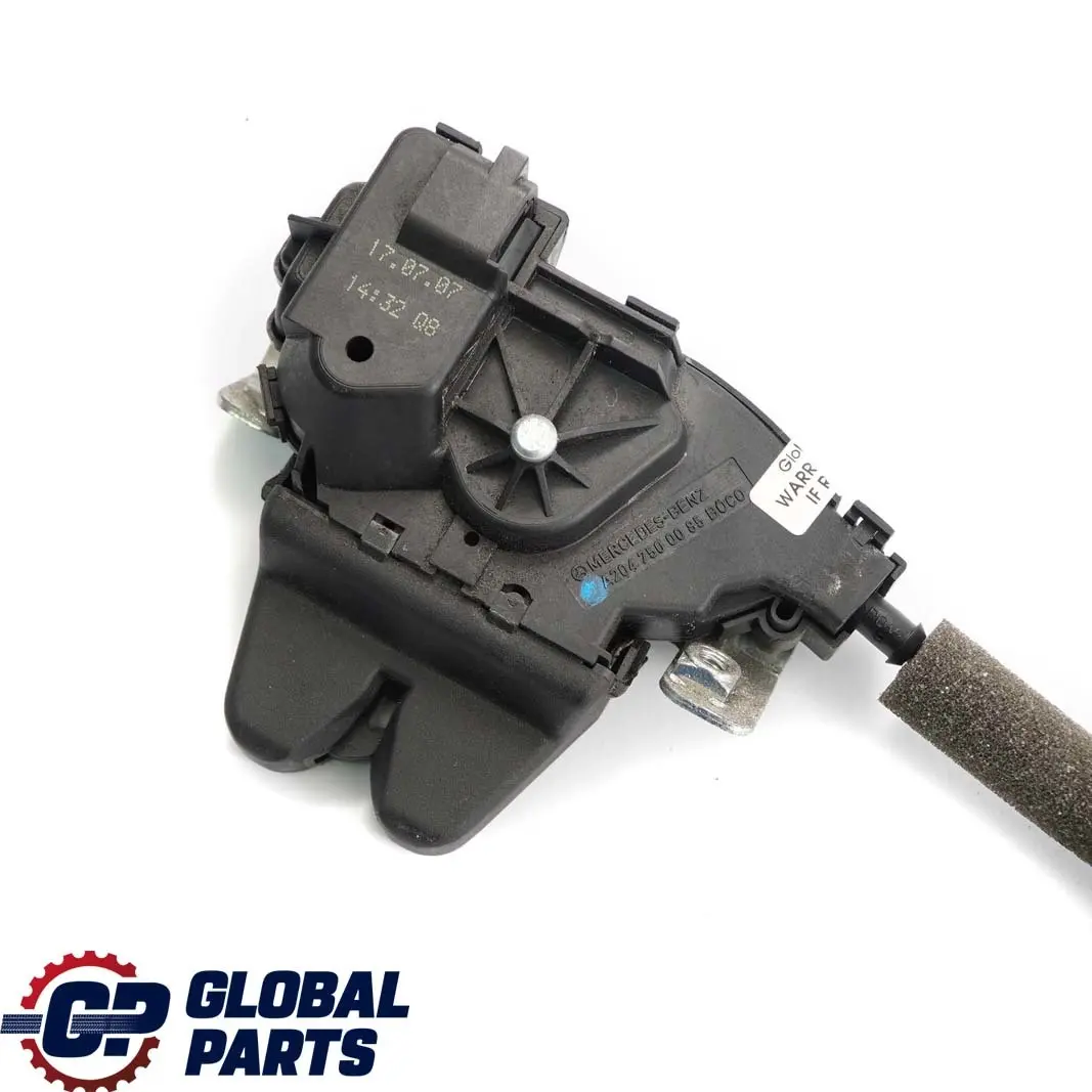 Mercedes-Benz C W204 Rear Tailgate Bootlid Lock Catch Latch to with Part number A2047500085 Mercedes-Benz C W204 Rear Tailgate Bootlid Lock Catch Latch - SKU A2047500085 - Part number A2047500085