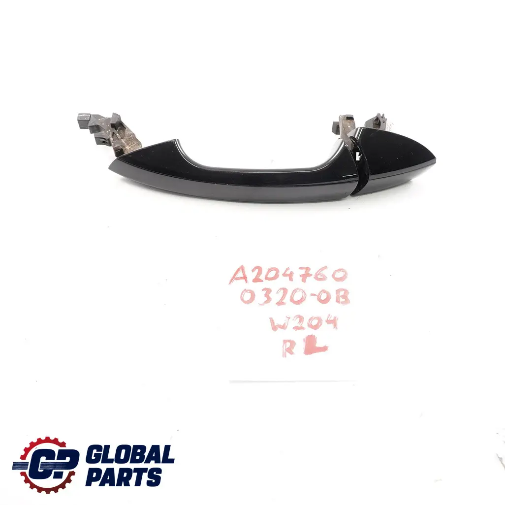 Mercedes-Benz C-Klasse W204 Türgriff Griff Hinten Links Obsidian Schwarz - 197 für mit Teilenummer A2047600320 Mercedes-Benz C-Klasse W204 Türgriff Griff Hinten Links Obsidian Schwarz - 197 - SKU A2047600320-OB - Teilenummer A2047600320