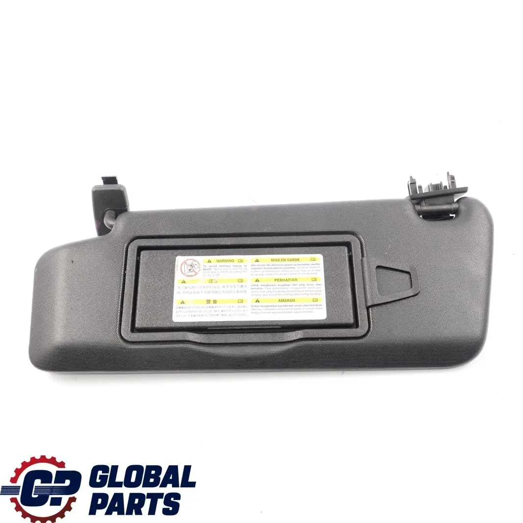 Sinistra Rivestimento Visiera Parasole Nero per Mercedes W204 con numero di parte A2048104510 Mercedes W204 Sinistra Rivestimento Visiera Parasole Nero - SKU A2048104510 - Numero di parte A2048104510