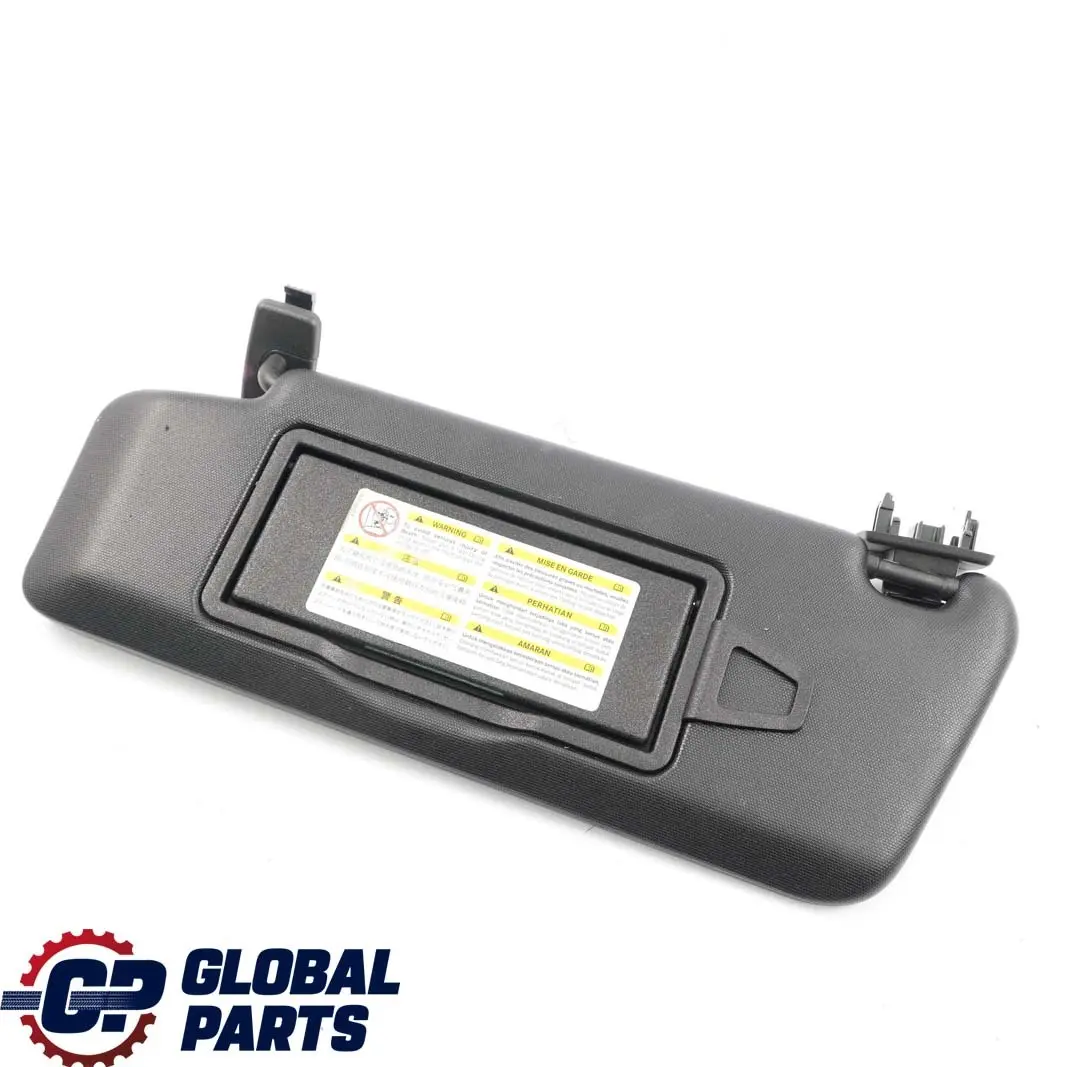 Mercedes W204 Left N/S Sun Visor Cover Trim Black - SKU A2048104510 - Part number A2048104510