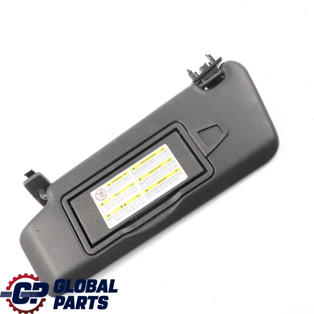 Mercedes W204 Left N/S Sun Visor Cover Trim Black - SKU A2048104510 - Part number A2048104510