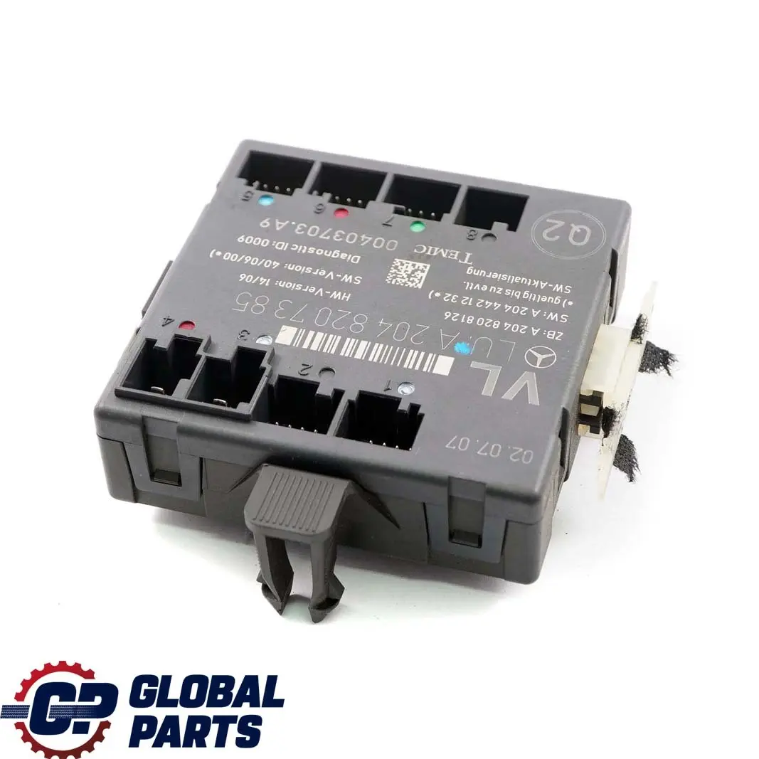 Puerta delantera izquierda Módulo unidad de control para Mercedes C W204 con número de pieza A2048207385 Mercedes C W204 Puerta delantera izquierda Módulo unidad de control - SKU A2048207385 - Número de pieza A2048207385