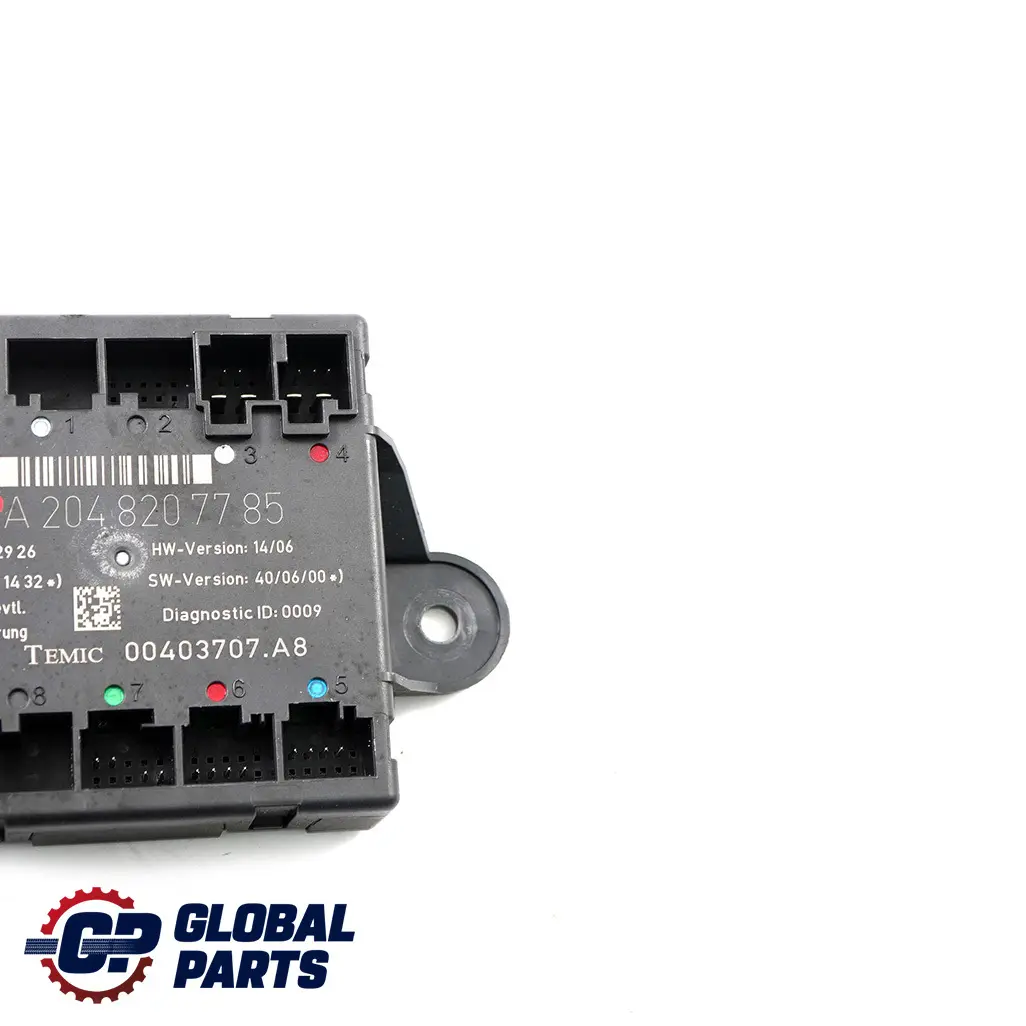 Porta posteriore sinistra Modulo unità di controllo per Mercedes W204 con numero di parte A2048207785 Mercedes W204 Porta posteriore sinistra Modulo unità di controllo - SKU A2048207785 - Numero di parte A2048207785