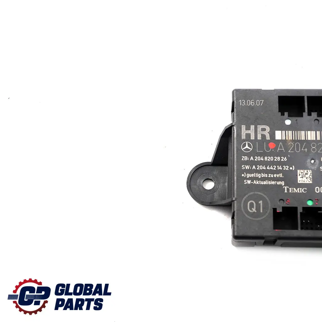 Mercedes-Benz C-Class W204 Rear Right Door O/S Control Unit Module to with Part number A2048207885 Mercedes-Benz C-Class W204 Rear Right Door O/S Control Unit Module - SKU A2048207885 - Part number A2048207885