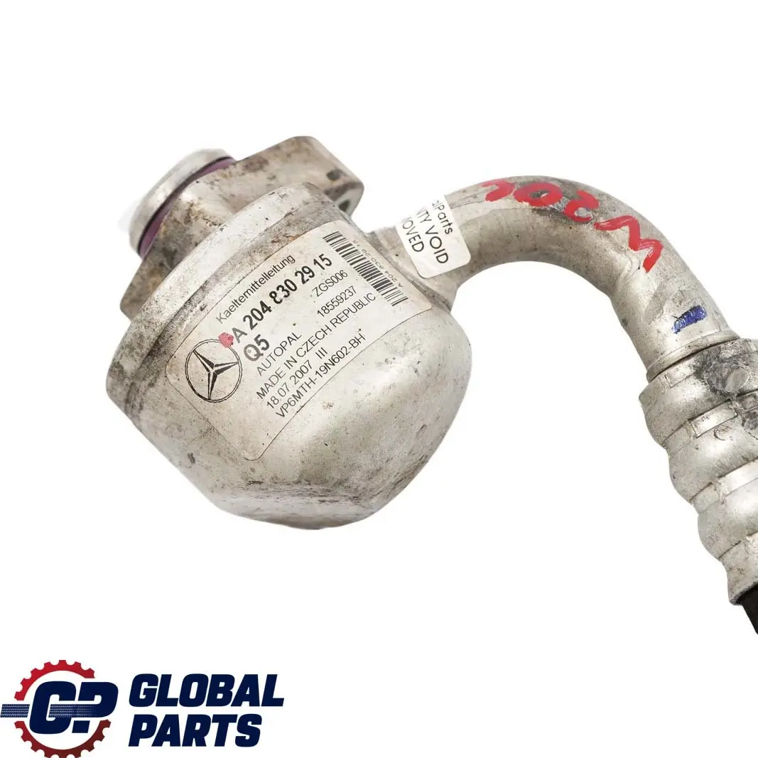  Mercedes-Benz C-Class W204 OM646 CDI Air Conditioning Hose Pipe - SKU A2048302915 - Part number A2048302915