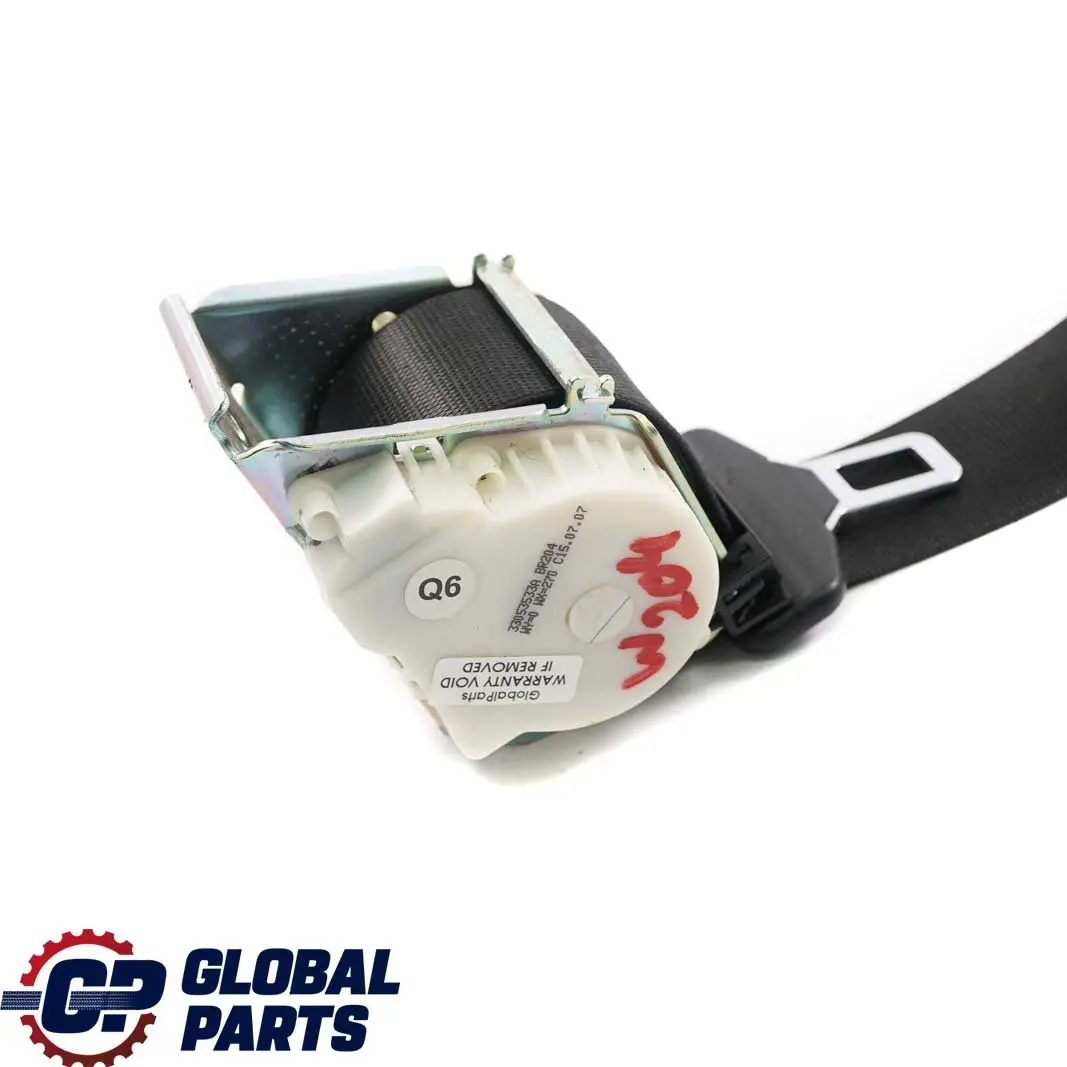 Mercedes-Benz W204 Saloon Rear Seat Bench Centre Belt Black to with Part number A2048600085 Mercedes-Benz W204 Saloon Rear Seat Bench Centre Belt Black - SKU A2048600085 - Part number A2048600085