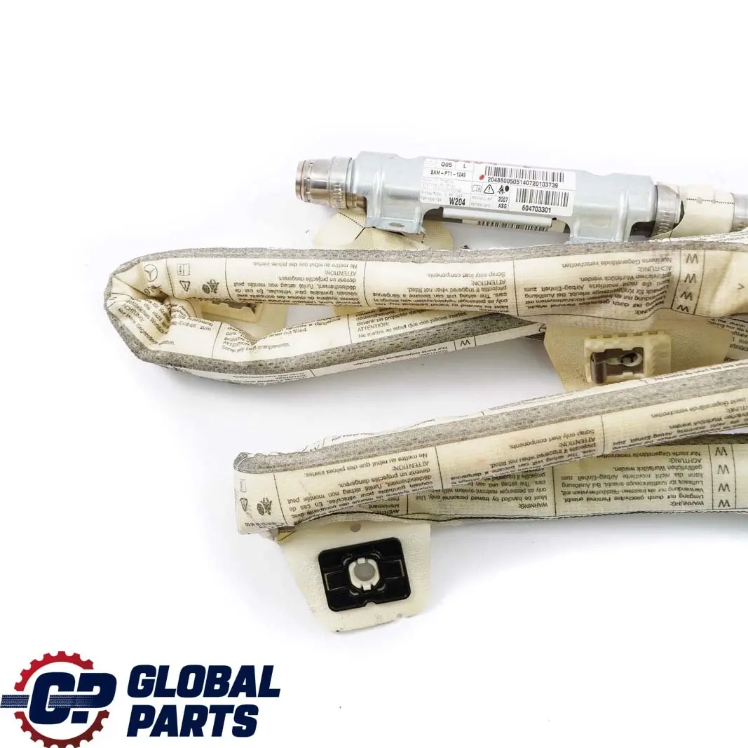 Mercedes W204 Head Airmodule Roof Curtain Left N/S - SKU A2048600505 - Part number A2048600505