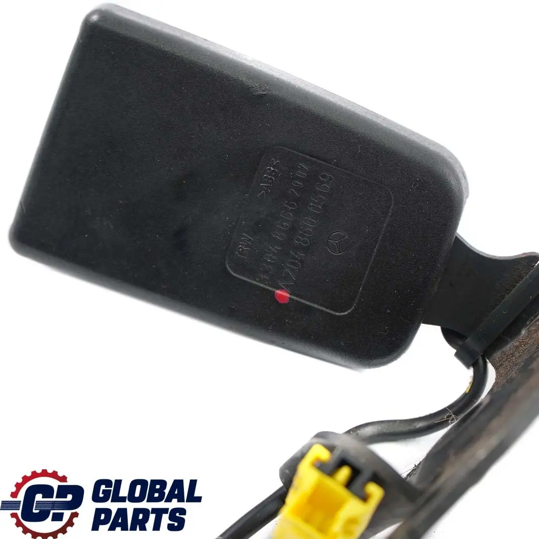 Mercedes-Benz C W204 Rear Seat Bench Left N/S Belt Buckle Tensioner to with Part number A2048600569 Mercedes-Benz C W204 Rear Seat Bench Left N/S Belt Buckle Tensioner - SKU A2048600569 - Part number A2048600569
