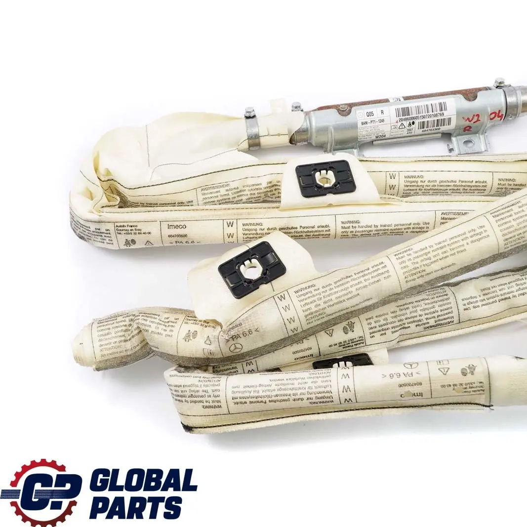 Headliner Air Module Roof Curtain Right O/S to Mercedes W204 with Part number A2048600605 Mercedes W204 Headliner Air Module Roof Curtain Right O/S - SKU A2048600605 - Part number A2048600605