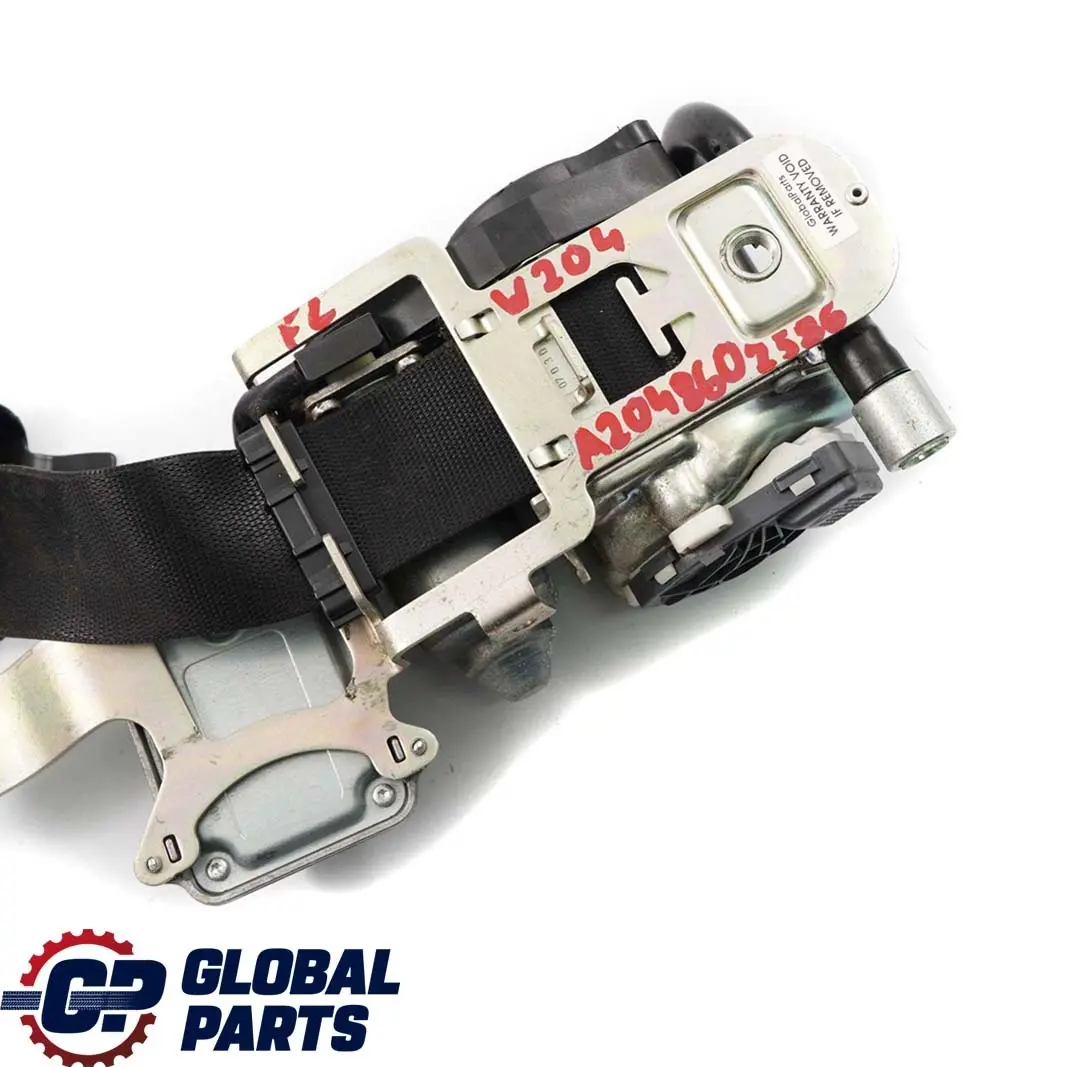 Mercedes W204 Seat Belt Front Left N/S Black A2048607585 - SKU A2048602586 - Part number A2048602586