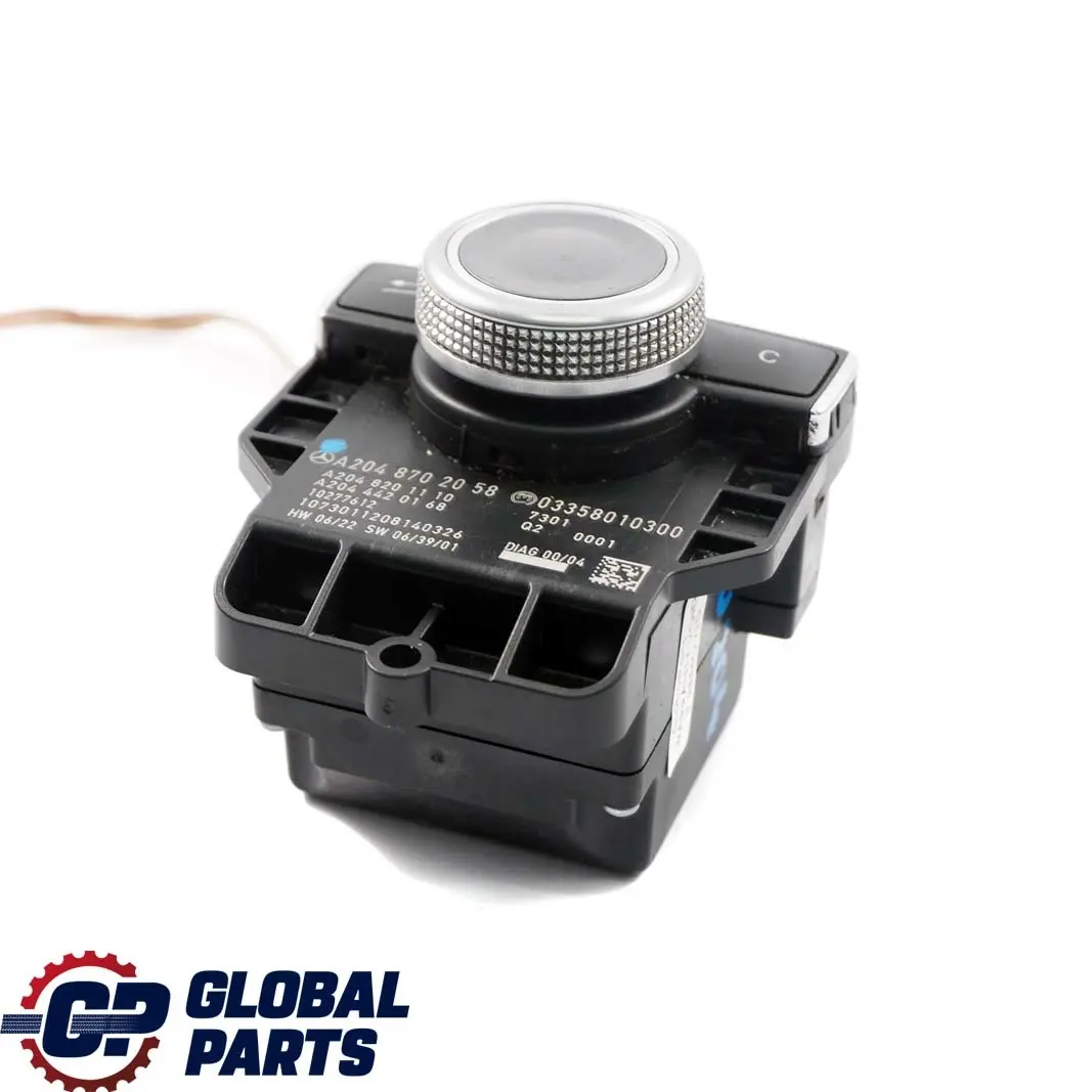 Mercedes-Benz C-Class W204 Radio Control Function Button Knob to with Part number A2048702058 Mercedes-Benz C-Class W204 Radio Control Function Button Knob - SKU A2048702058 - Part number A2048702058