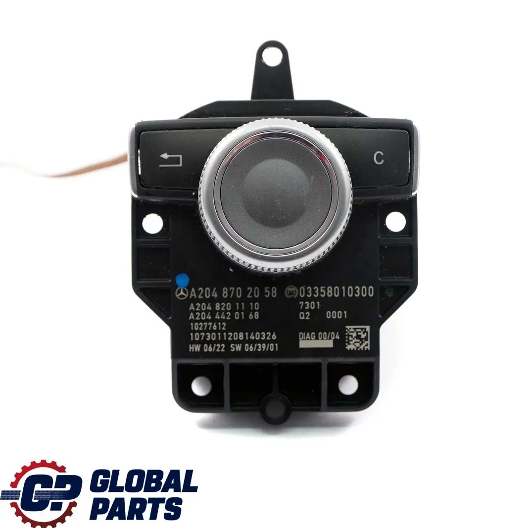 Mercedes-Benz C-Class W204 Radio Control Function Button Knob to with Part number A2048702058 Mercedes-Benz C-Class W204 Radio Control Function Button Knob - SKU A2048702058 - Part number A2048702058