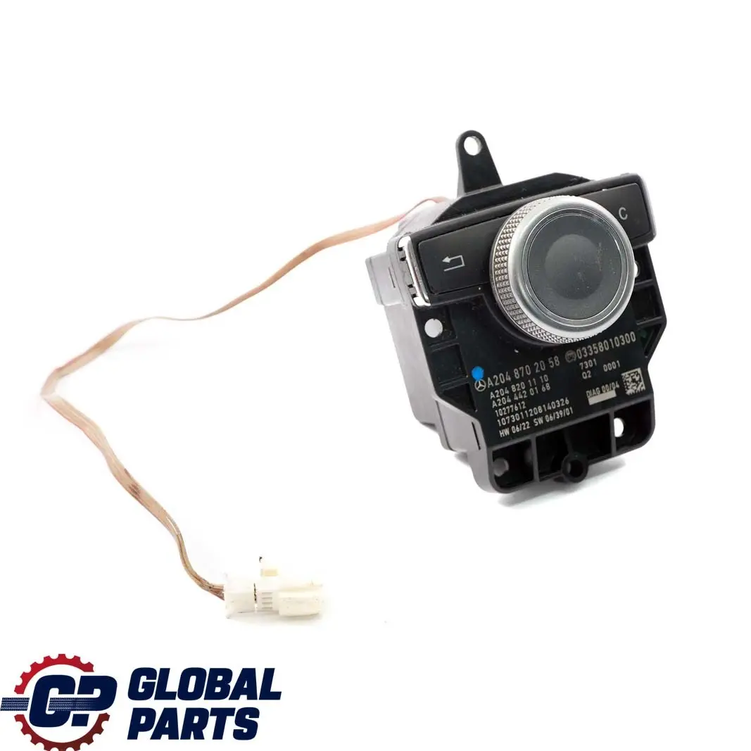 Mercedes-Benz C-Class W204 Radio Control Function Button Knob to with Part number A2048702058 Mercedes-Benz C-Class W204 Radio Control Function Button Knob - SKU A2048702058 - Part number A2048702058