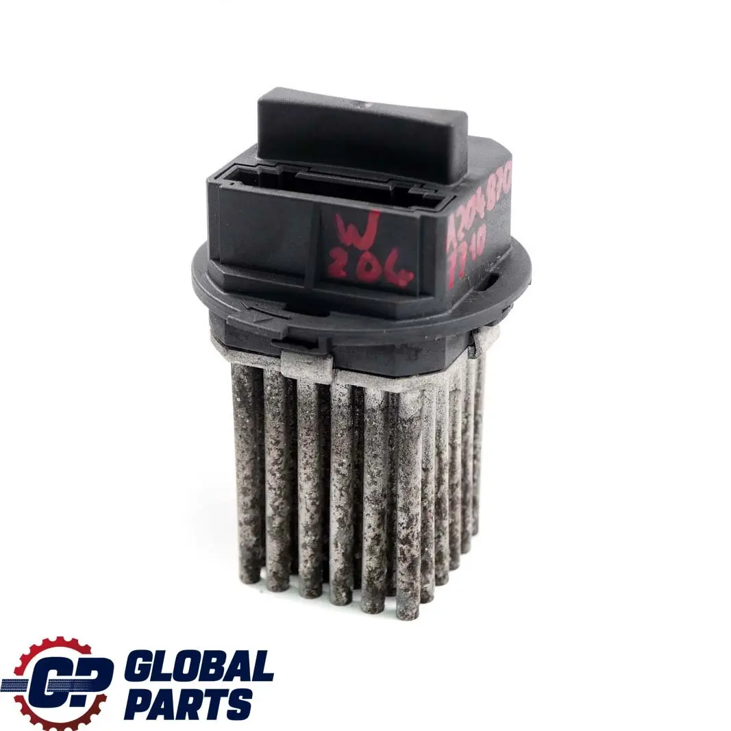 Resistencia ventilador motor soplador calefactor para Mercedes W204 W212 con número de pieza A2048707710 Mercedes W204 W212 Resistencia ventilador motor soplador calefactor - SKU A2048707710 - Número de pieza A2048707710