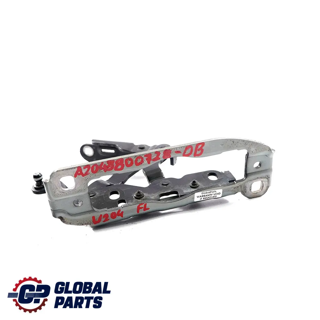 Mercedes W204 Cerniera sinistra Cofano anteriore Nero Ossidiana - 197 - SKU A2048800728-OB - Numero di parte A2048800728
