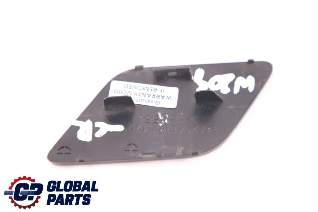 Benz C Class W204 Front Bumper Towing Eye Flap Trim Cover Carneol Red to Mercedes with Part number A2048850426 Mercedes Benz C Class W204 Front Bumper Towing Eye Flap Trim Cover Carneol Red - SKU A2048850426-CR - Part number A2048850426