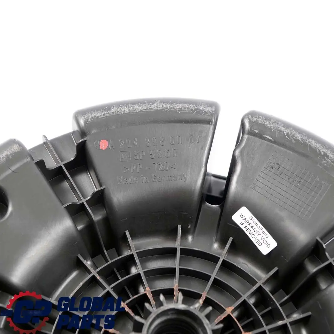 Mercedes W204 W212 Supporto Ruota Di Scorta Copertura - SKU A2048980007 - Numero di parte A2048980007