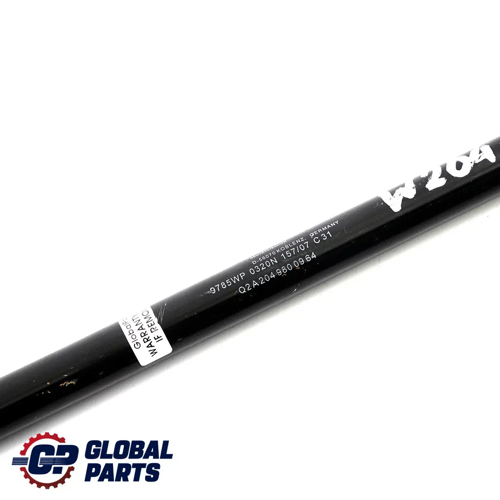 Mercedes-Benz C W204 Derecho Motor Capo Gas Strut Spring para con número de pieza A2049800964 Mercedes-Benz C W204 Derecho Motor Capo Gas Strut Spring - SKU A2049800964 - Número de pieza A2049800964