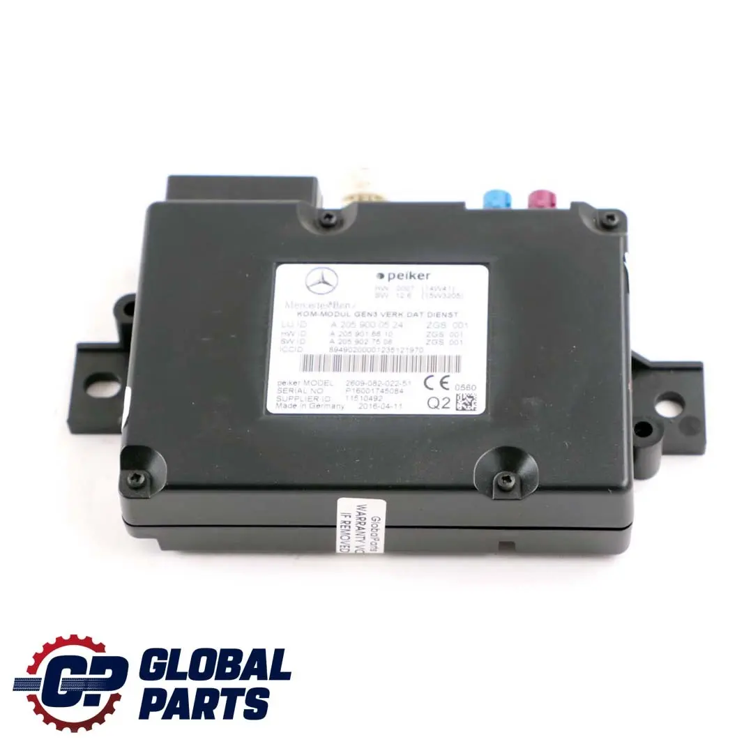W207 W212 Moduł Komunikacyjny Telematics do Mercedes o numerze A2059000524 Mercedes W207 W212 Moduł Komunikacyjny Telematics - SKU A2059000524 - Numer Części A2059000524