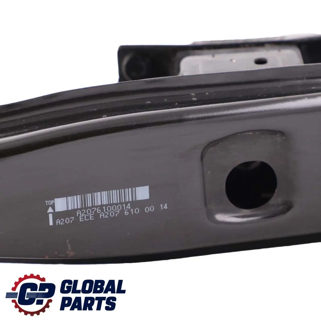 Bumper Carrier Cross Member Support Bar to Mercedes A207 C207 Rear with Part number A2076100014 Mercedes A207 C207 Rear Bumper Carrier Cross Member Support Bar - SKU A2076100014 - Part number A2076100014