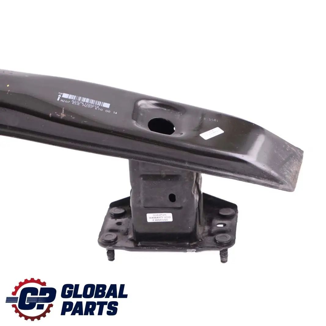 Bumper Carrier Cross Member Support Bar to Mercedes A207 C207 Rear with Part number A2076100014 Mercedes A207 C207 Rear Bumper Carrier Cross Member Support Bar - SKU A2076100014 - Part number A2076100014