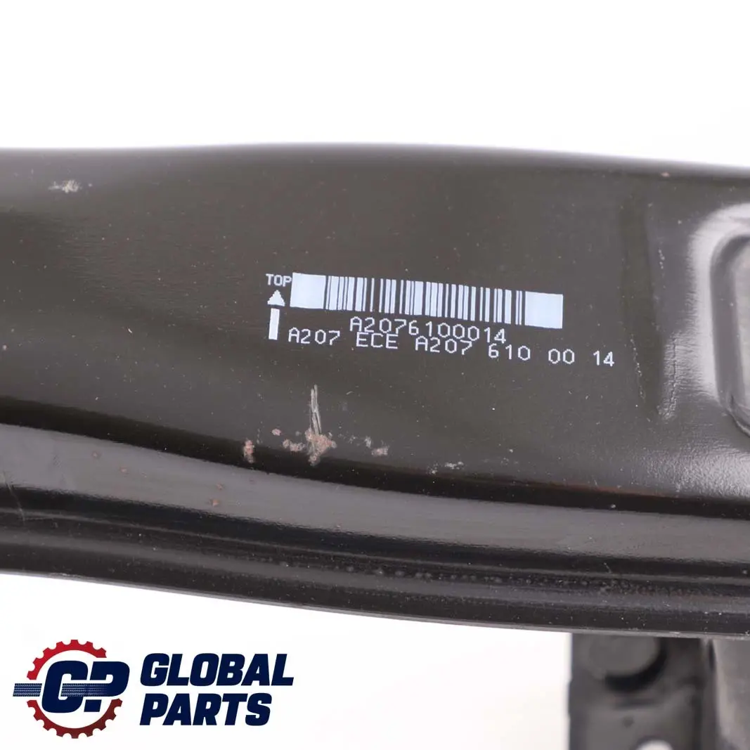 Bumper Carrier Cross Member Support Bar to Mercedes A207 C207 Rear with Part number A2076100014 Mercedes A207 C207 Rear Bumper Carrier Cross Member Support Bar - SKU A2076100014 - Part number A2076100014